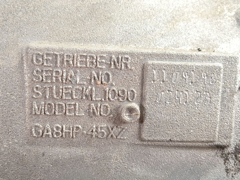 Recambio de caja cambios para bmw x3 (f25) sdrive 18 d referencia OEM IAM 8624216 24008624216 GA8HP45XZ