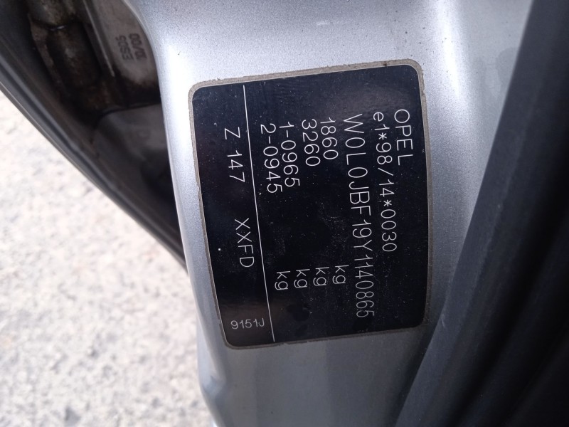 opel vectra b (j96) del año 2000