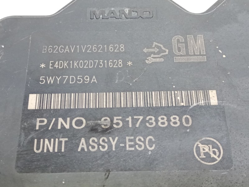 Recambio de abs para chevrolet aveo hatchback (t300) 1.3 d referencia OEM IAM 95173880  688250455