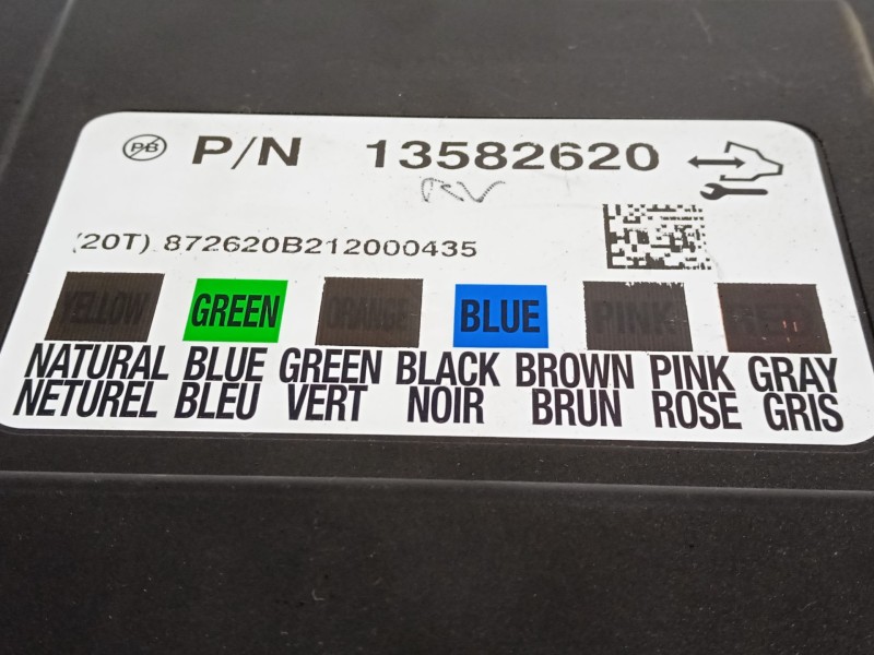 Recambio de modulo electronico para chevrolet aveo hatchback (t300) 1.3 d referencia OEM IAM 13582620  