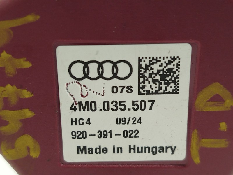 Recambio de antena para cupra leon (kl1, ku1, kug) 1.5 etsi referencia OEM IAM 4M0035507  