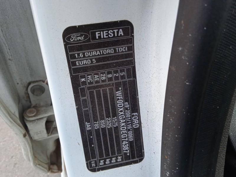 ford fiesta vi (cb1, ccn) del año 2015