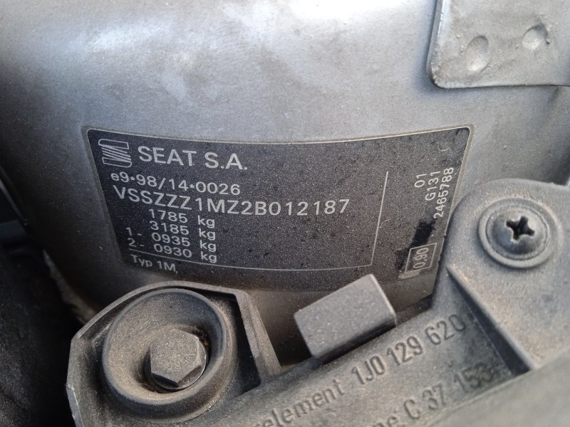 seat toledo ii (1m2) del año 2001