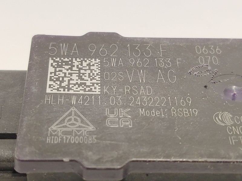 Recambio de antena para cupra leon (kl1, ku1, kug) 1.5 etsi referencia OEM IAM 5WA962133F  