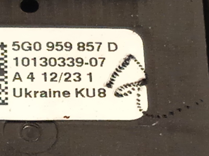 Recambio de mando elevalunas delantero izquierdo para skoda karoq (nu) 2.0 tdi referencia OEM IAM 5G0959857D 5G0959857DWHS 