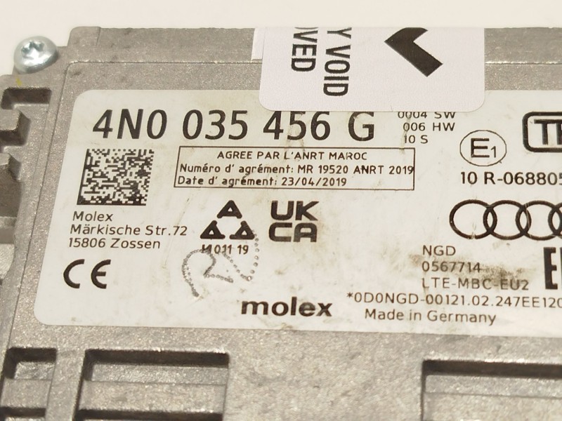 Recambio de modulo electronico para cupra leon (kl1, ku1, kug) 1.5 etsi referencia OEM IAM 4N0035456G  