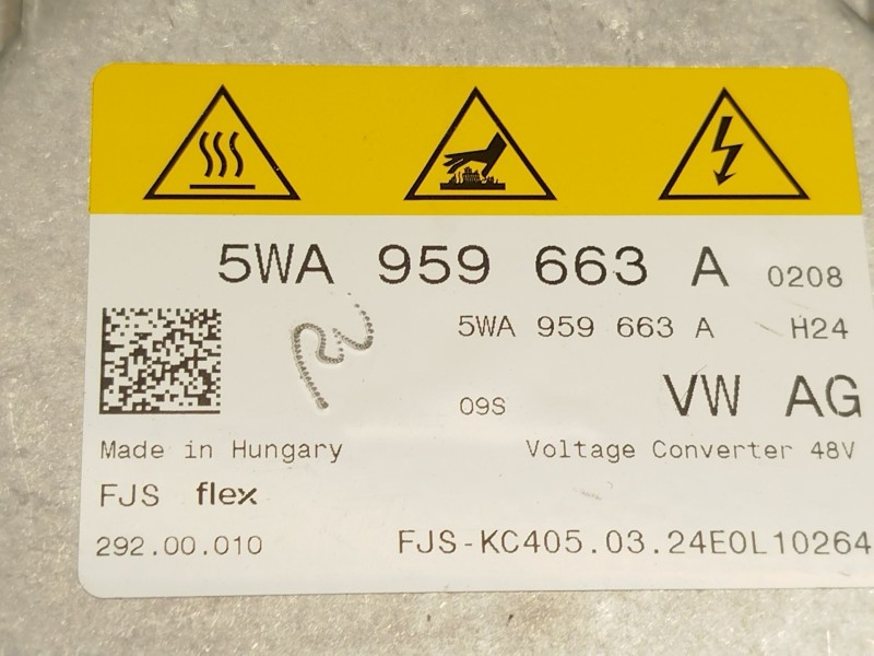 Recambio de modulo electronico para cupra leon (kl1, ku1, kug) 1.5 etsi referencia OEM IAM 5WA959663A  