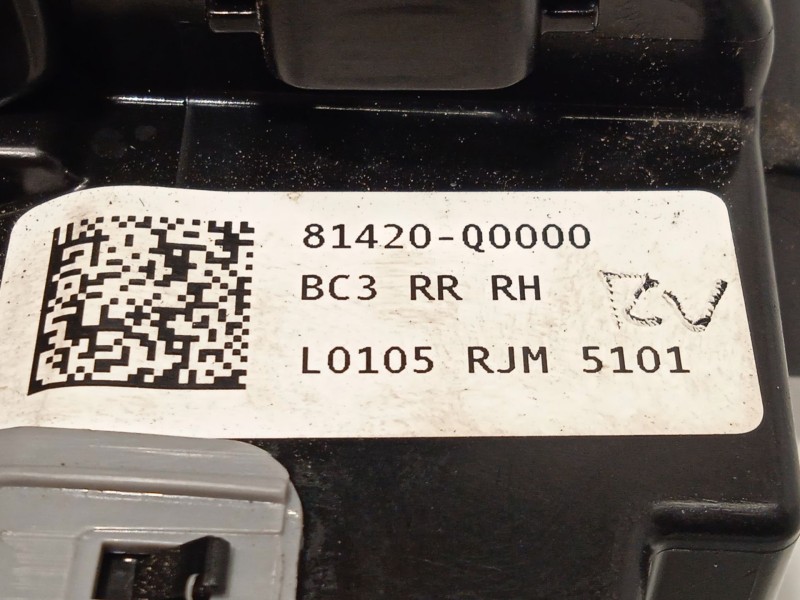 Recambio de cerradura puerta trasera derecha para hyundai i20 iii (bc3, bi3) 1.2 referencia OEM IAM 81420Q0000  
