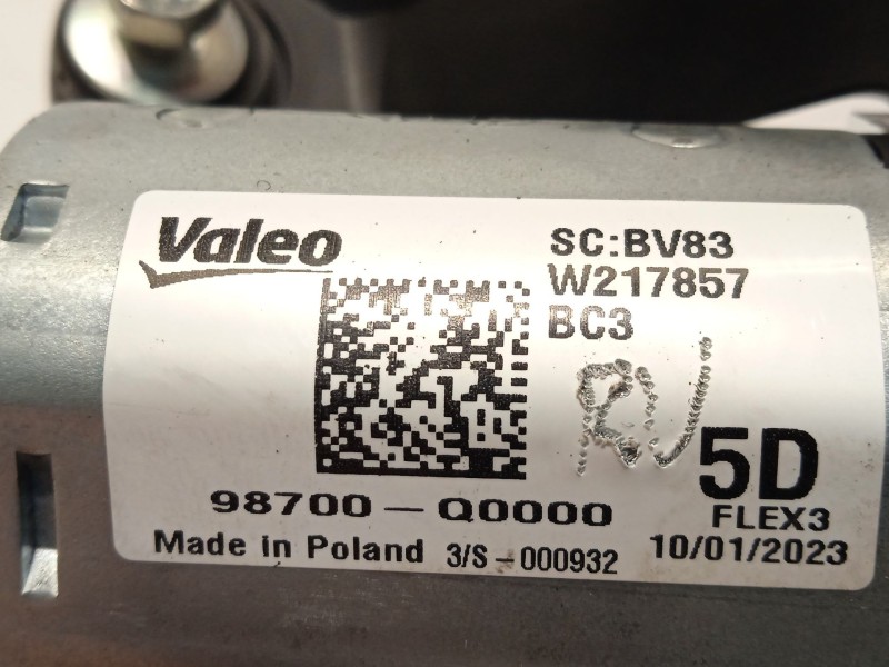 Recambio de motor limpia trasero para hyundai i20 iii (bc3, bi3) 1.2 referencia OEM IAM 98700Q0000  