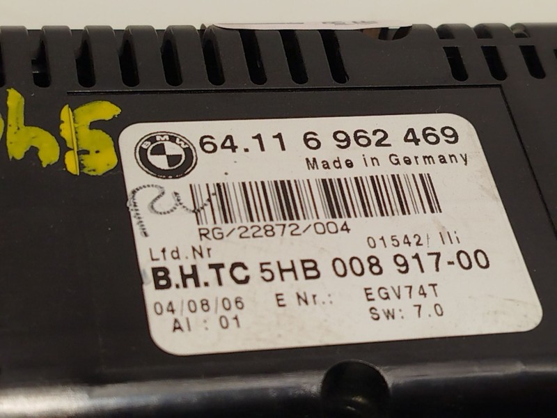 Recambio de mando climatizador para mini mini (r50, r53) one referencia OEM IAM 64116962469  5HB008917