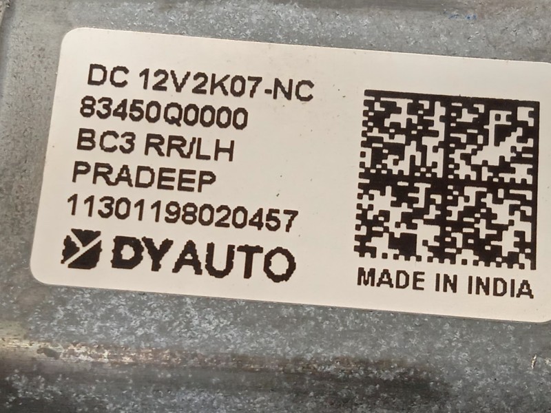 Recambio de elevalunas trasero izquierdo para hyundai i20 iii (bc3, bi3) 1.2 referencia OEM IAM 83450Q0000 83401Q0010 