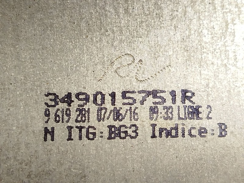 Recambio de palanca cambio para renault captur i (j5_, h5_) 0.9 tce 90 referencia OEM IAM 349015751R  