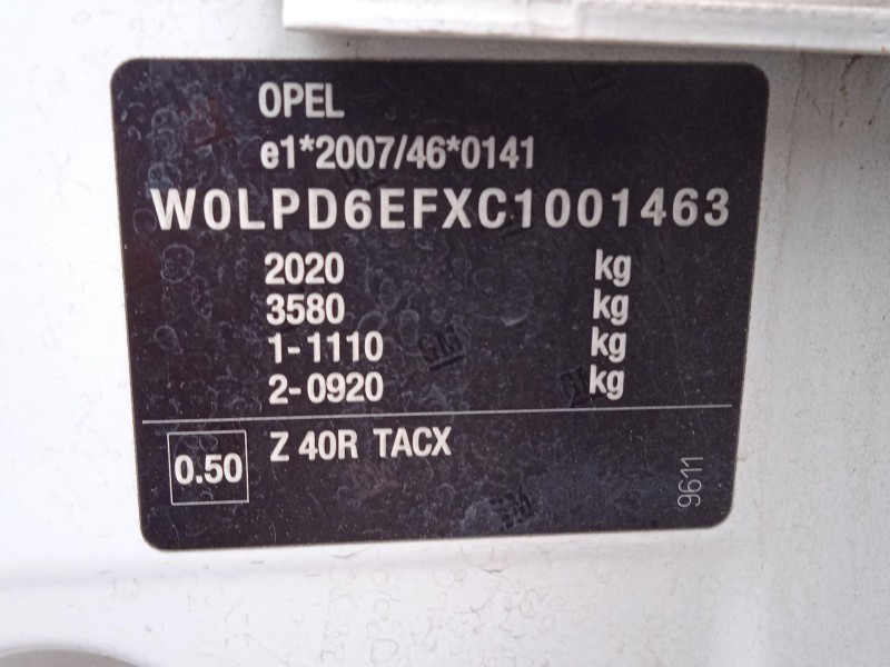 opel astra h classic hatchback (a04) del año 2009