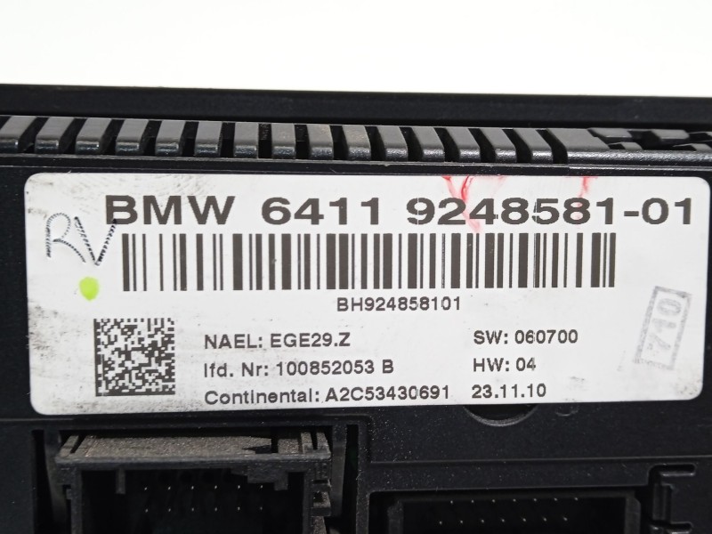Recambio de mando climatizador para bmw 3 touring (e91) 318 d referencia OEM IAM 64119248581  A2C53430691