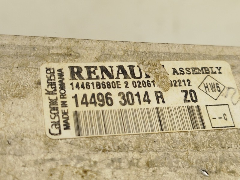 Recambio de intercooler para renault captur i (j5_, h5_) 0.9 tce 90 referencia OEM IAM 144963014R  