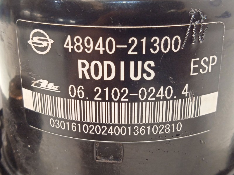 Recambio de abs para ssangyong rodius i 2.7 xdi 4wd referencia OEM IAM 4894021300 06210908523 06210202404