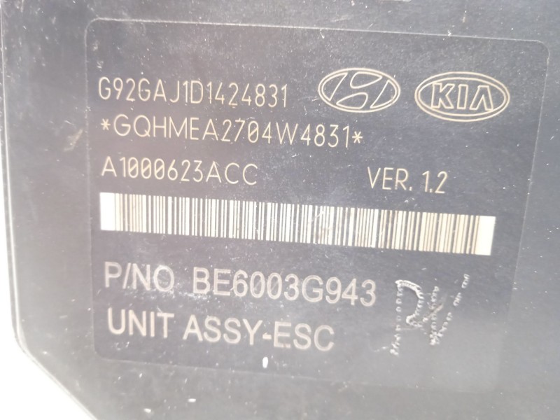 Recambio de abs para kia rio x-tech referencia OEM IAM 589201W570 BE6003G943 MGH60BH6013G943
