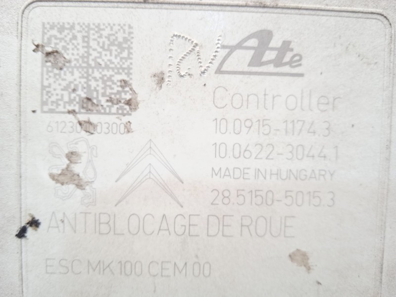 Recambio de abs para peugeot 208 active referencia OEM IAM 9802460980 10091511743 10022001224