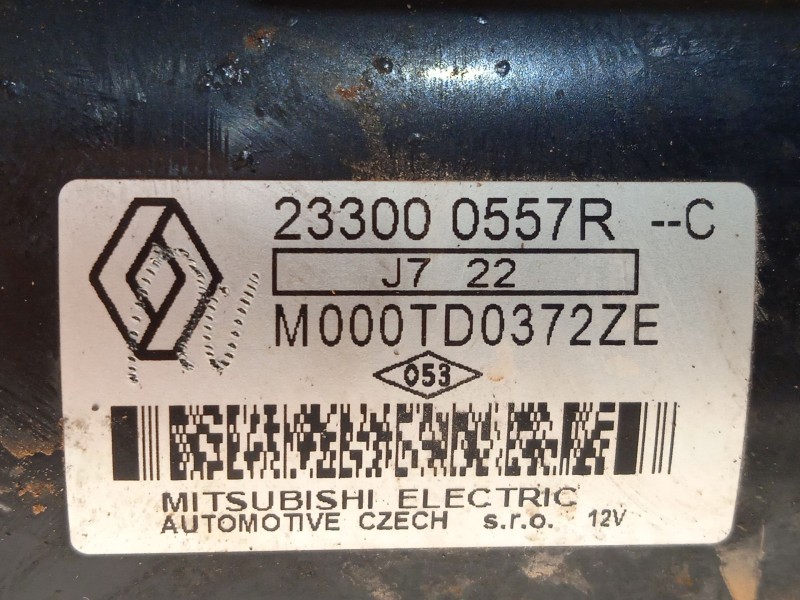 Recambio de motor arranque para dacia sandero ii tce 90 (b8m1, b8ma) referencia OEM IAM 233000557R  M000TD0372ZE