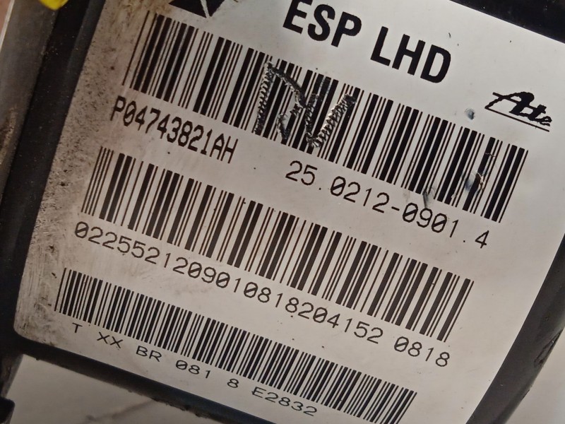 Recambio de abs para dodge journey van (jc) 2.4 vvt referencia OEM IAM P04743821AH 25092841503 2521209014