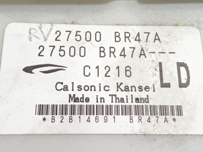 Recambio de mando climatizador para nissan qashqai / qashqai +2 i (j10, nj10, jj10e) 1.5 dci referencia OEM IAM 27500BR47A  