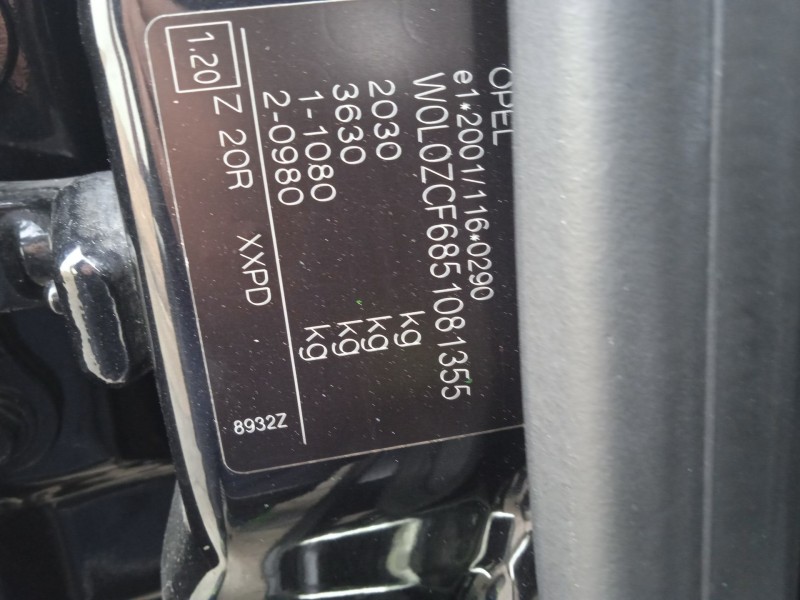 opel vectra c gts (z02) del año 2005