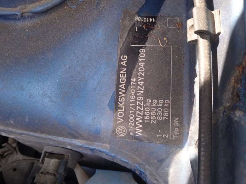 volkswagen polo iv (9n_, 9a_) del año 2004