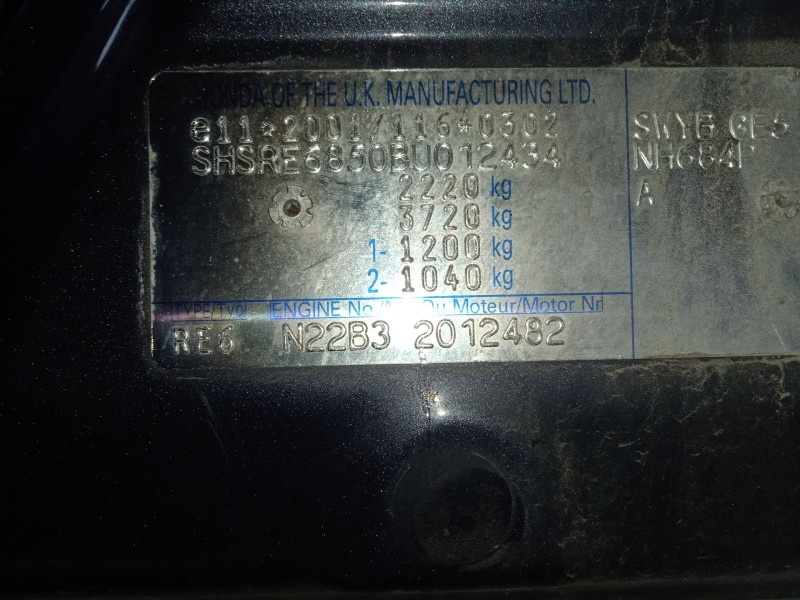 honda cr-v iii (re_) del año 2011