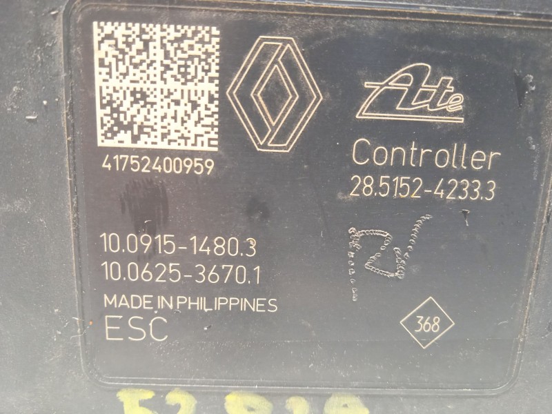 Recambio de abs para renault megane iv berlina 5p zen referencia OEM IAM 476607355R 28515242333 10022010264