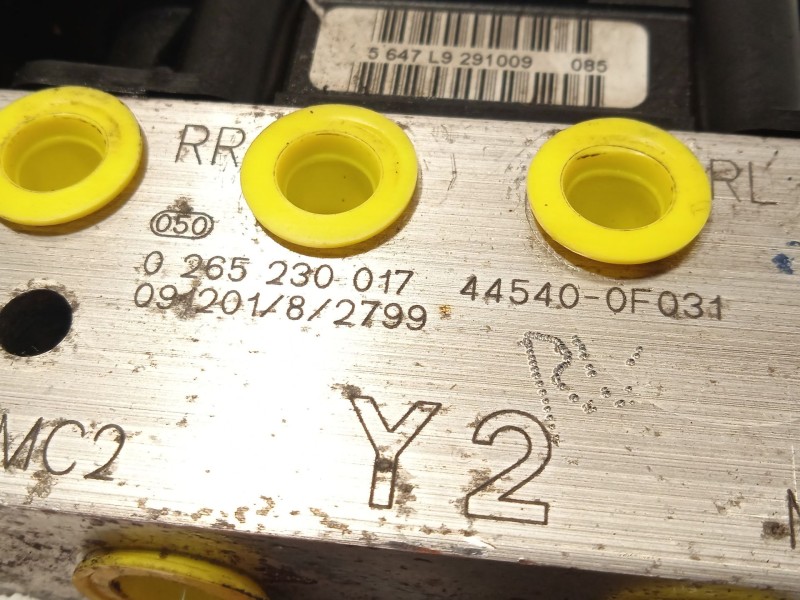 Recambio de abs para toyota verso active referencia OEM IAM 445400F031 0265950824 0265230017