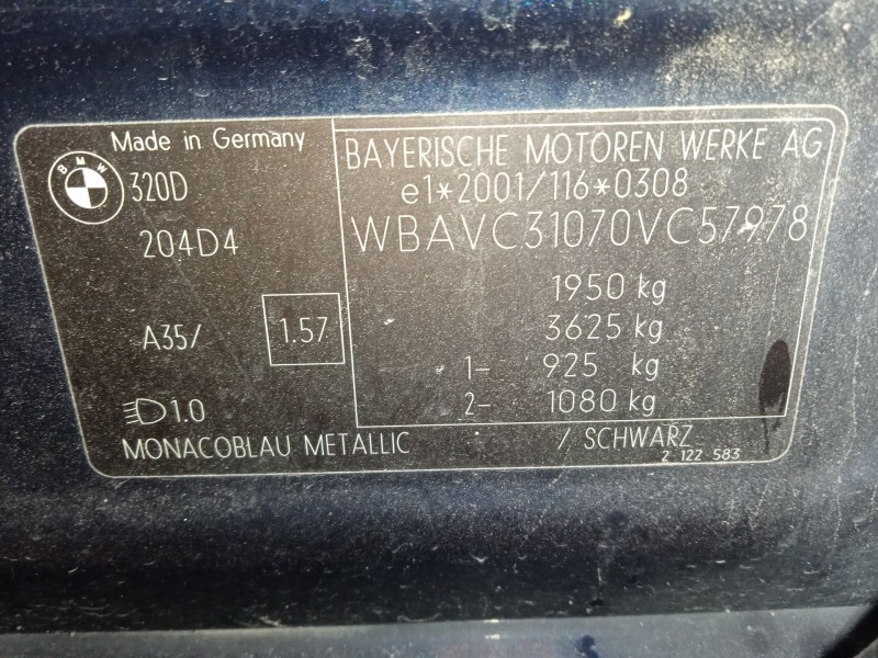 bmw 3 (e90) del año 2006