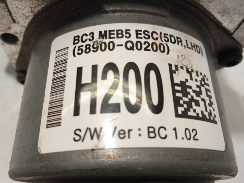 Recambio de abs para hyundai i20 20 ( bc3/bi3desde 08/20 ) referencia OEM IAM 58910Q0200 6158941600 Q058920500