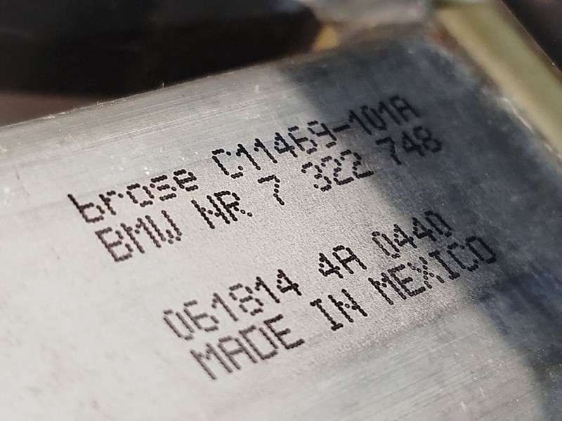 Recambio de elevalunas trasero derecho para bmw x3 (f25) xdrive 20 d referencia OEM IAM 51357355640 7322748 7355640