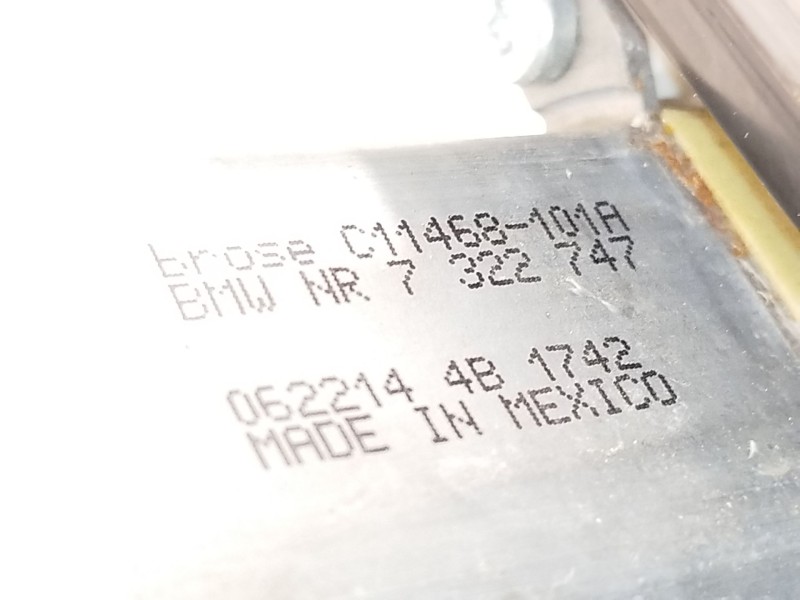 Recambio de elevalunas trasero izquierdo para bmw x3 (f25) xdrive 20 d referencia OEM IAM 51357355639 7322747 7355639