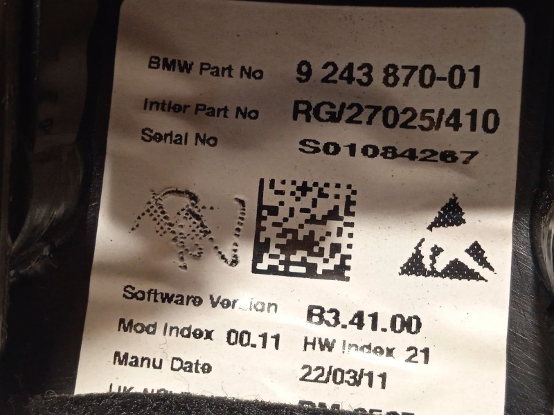 Recambio de cuadro instrumentos para mini mini (r56) one d referencia OEM IAM 9243870 62109325807 