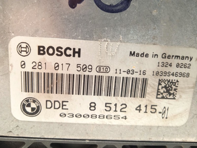 Recambio de centralita motor uce para mini mini (r56) one d referencia OEM IAM 8512415  0281017509