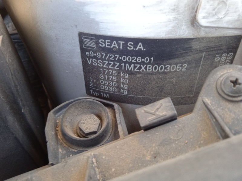 seat toledo ii (1m2) del año 1999