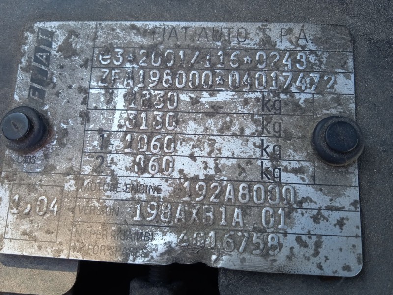 fiat bravo ii (198_) del año 2007