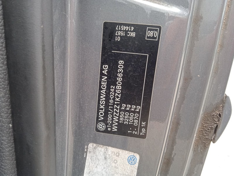 volkswagen golf v (1k1) del año 2006