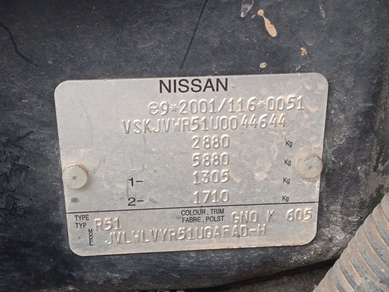 nissan pathfinder iii (r51) del año 2005