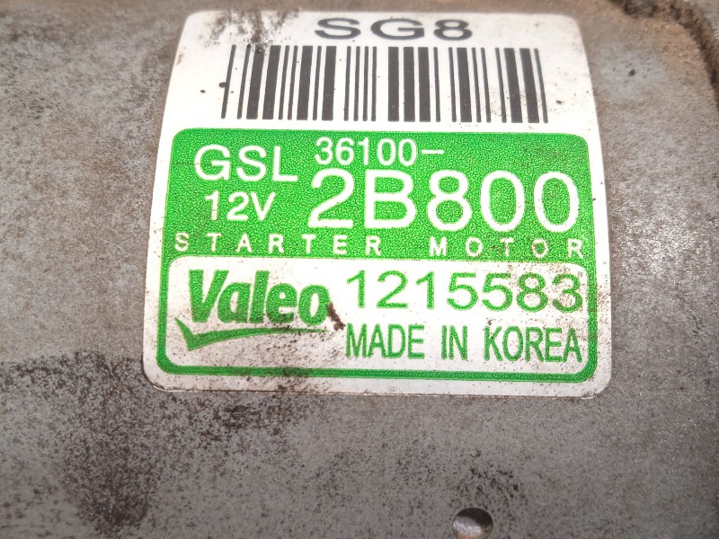 Recambio de motor arranque para hyundai tucson (tl, tle) 1.6 gdi referencia OEM IAM 361002B800  1215583