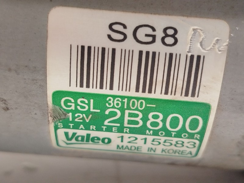 Recambio de motor arranque para hyundai tucson (tl, tle) 1.6 gdi referencia OEM IAM 361002B800  1215583
