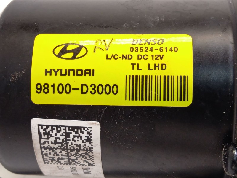 Recambio de motor limpia delantero para hyundai tucson (tl, tle) 1.6 gdi referencia OEM IAM 98100D3000  