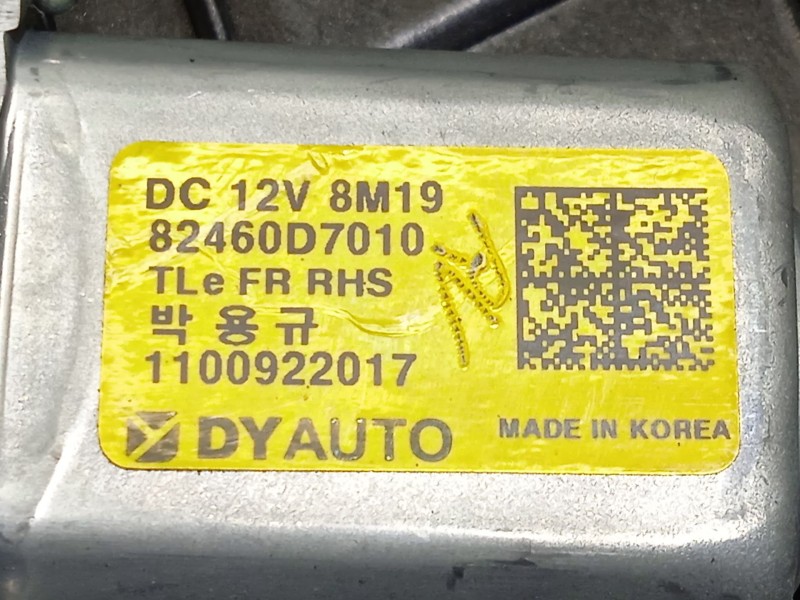 Recambio de elevalunas delantero derecho para hyundai tucson (tl, tle) 1.6 gdi referencia OEM IAM 82460D7010  81320D7500
