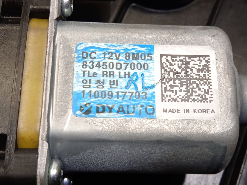 Recambio de elevalunas trasero izquierdo para hyundai tucson (tl, tle) 1.6 gdi referencia OEM IAM 83450D7000  81410D7510