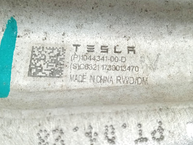 Recambio de brazo suspension inferior delantero derecho para tesla model 3 (5yj3) ev referencia OEM IAM 104434100D  