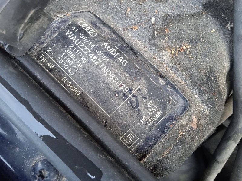 audi a6 c5 (4b2) del año 2000