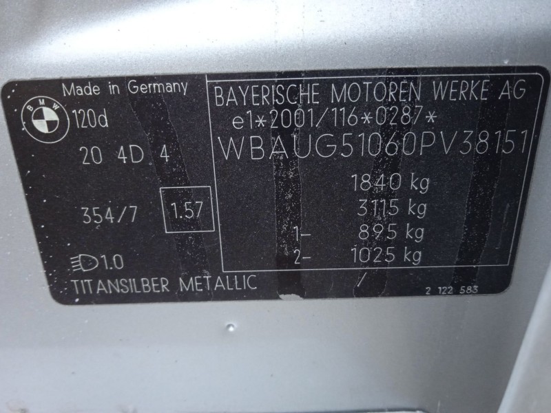 bmw 1 (e87) del año 2006