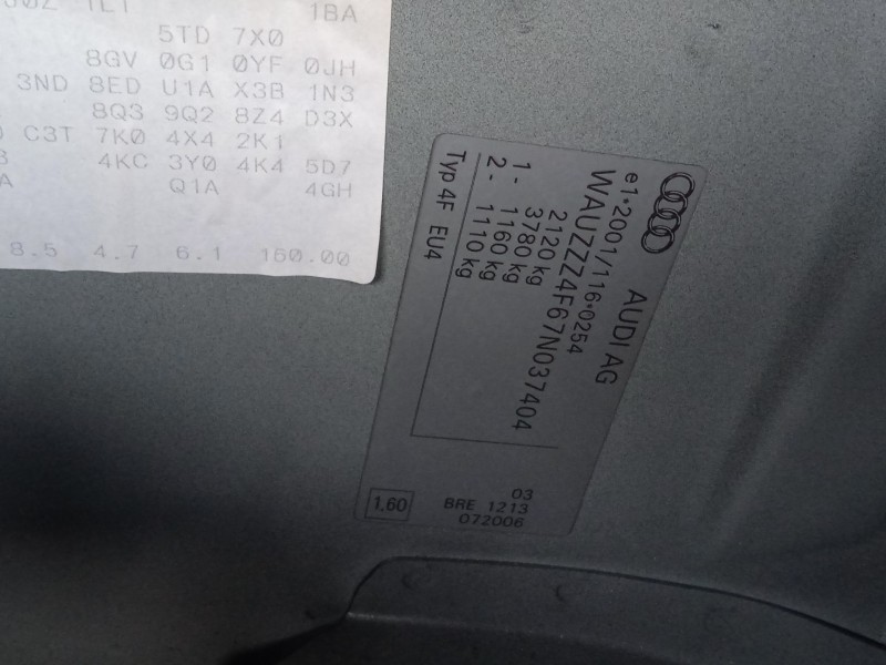 audi a6 c6 (4f2) del año 2006