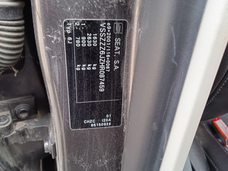 seat ibiza iv (6j5, 6p1) del año 2017